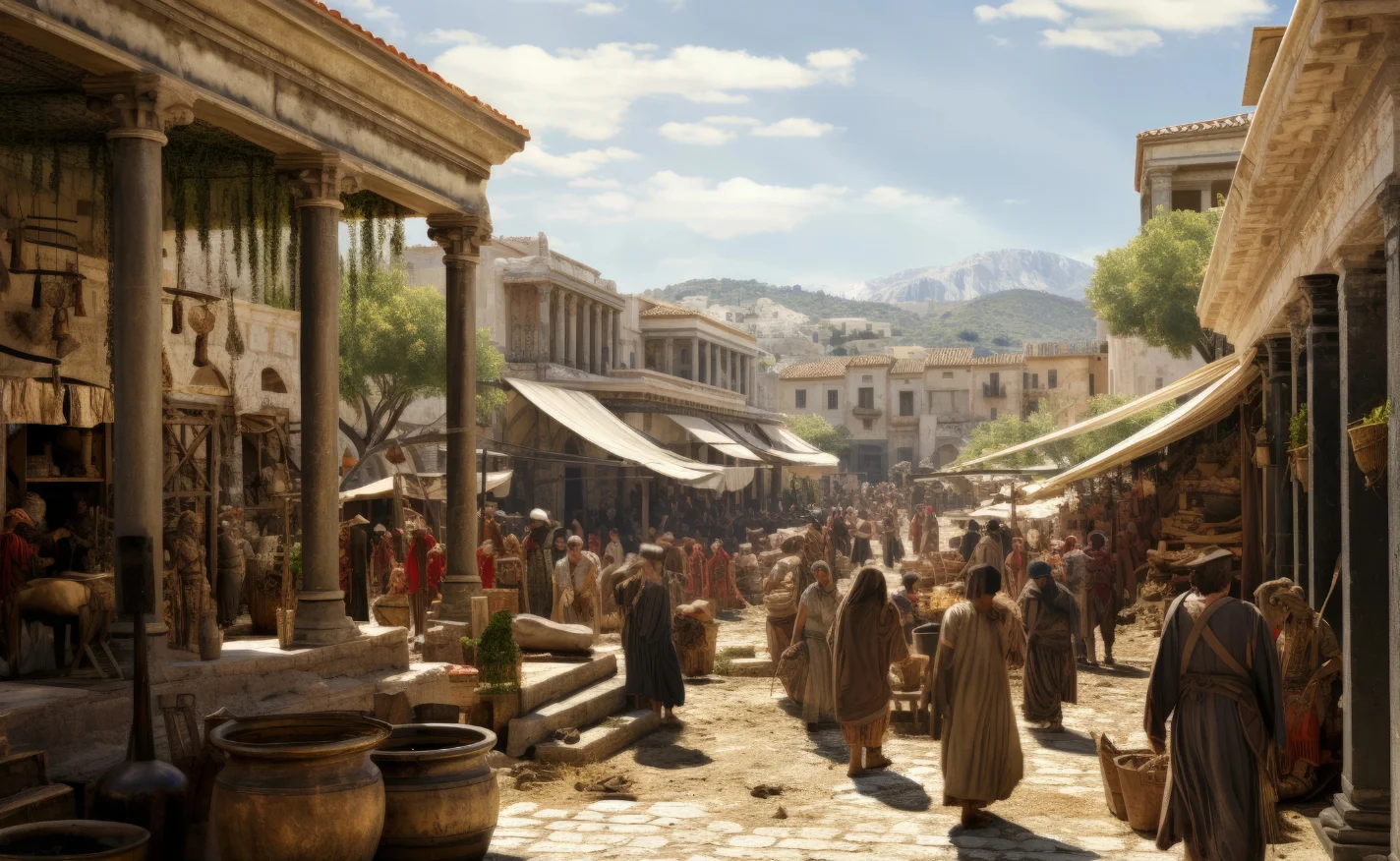 La vida cotidiana en la antigua Grecia y su eco en la historia